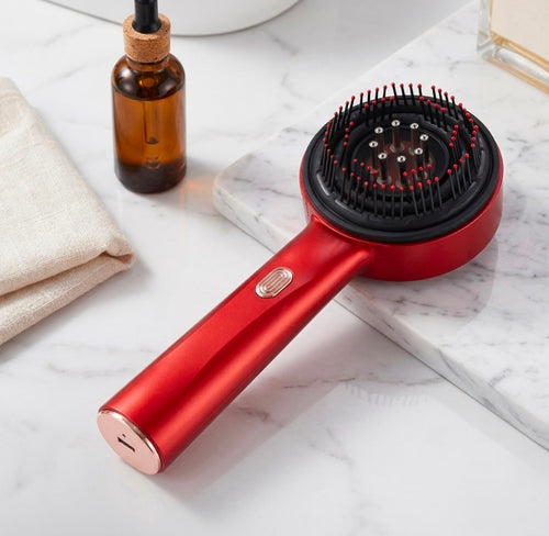Laser Therapy Hair Growth Comb – Electric Scalp Massager & Hair Oil Applicator Waterproof